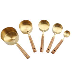 Set de 5 Tazas y Cucharas Medidoras