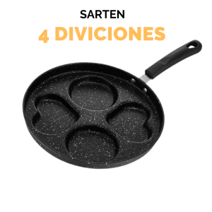 Sartén 4 divisiones