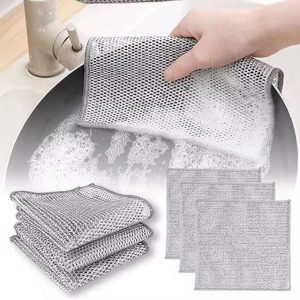 Paquete de 28 Paños Metálicos de Limpieza