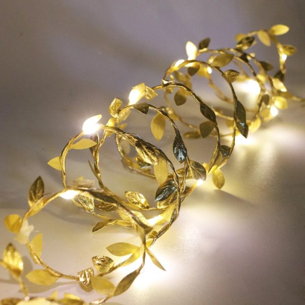 Luces de Hojas Doradas Mágicas - Imagen 8