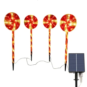 Dulces Estacas Solares Navideñas