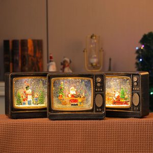 Televisor Retro Navideño